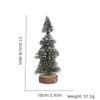 Árbol de Navidad Blanco Nieve Amazon Decoraciones Navideñas Decoración de Escritorio Ventana Simulación Mini Pino Cedro
