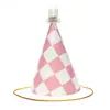 Envío Gratis Empaque Individual Sombrero de Cumpleaños Sombrero de Fiesta Sombrero Puntiagudo Sombrero de Fiesta para Bebés y Niños Sombrero para Pastel