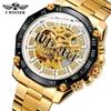 T-WINNER ganador 427 nuevo moda europea y americana para hombre ocio hueco movimiento mecánico automático reloj mecánico