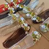 Sapatos de Gelatina Coreanos Sapatilhas Baixas Sandálias e Chinelos de PVC Cristalino para Uso Externo Casual Bico Fino Slip-On Recortado Sapatos de Dança