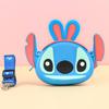 Bolso Bandolera de Silicona con Diseño de Dibujos Animados de Stitch para Niños, Lindo, Monedero Bandolera para Niños, Bolso Diario Versátil e Impermeable