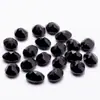 Cabochões de espinélio preto natural, redondos, ovais, em formato de pera, formato marquise, vários tamanhos, pedras soltas para cravação, atacado do fabricante