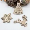 Colgante de Madera de Copo de Nieve Decoraciones Navideñas de Madera Accesorios de Madera para Árbol de Navidad Colgante de Cuerda de Cáñamo