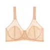 Sutiã Feminino Grande Tamanho Transfronteiriço, Ajustável para Seios Grandes, Pequeno e Fino, Aro de Aço com Memória, Renda Sexy Retratora de Seios