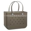 Bolsa de Compras de Palha para Mulheres, Bolsa de Praia Impermeável, Bolsa de Armazenamento para Camping, Viagem, Natação, Bolsa de EVA com Furos Multicolorida