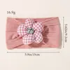 Venta Caliente de Exportación Europea y Americana Diademas y Accesorios para el Cabello de Bebé Diadema de Nylon Suave con Flor para Bebé Niña Diadema Suave para Cabello de Bebé 5129