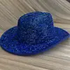 Sombrero de Escenario de Diamante Completo Transfronterizo, Sombrero de Fieltro de Lana Británico Retro Hecho a Mano Incrustado de Diamantes, Mayorista Fabricante de Sombreros de Jazz