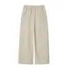 Pantalones de Mamá Estilo Nuevo 2026 para Mujeres de Mediana Edad de 40 Años, Pantalones Casuales para Mujeres de 50 Años, Pantalones Anchos de Tallas Grandes, Ropa Delgada de Verano