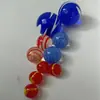 Canicas de Vidrio que Brillan en la Oscuridad 16-25 mm Canicas Decoración para Acuario Regalo de Cumpleaños Infantil para Pedir Deseos Bolas Rodantes de Siete Colores