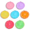 Accesorios para Joyería DIY Colorido Verano Rodaja de Limón Colgante de Resina Luminoso Collar Colgante para Llavero Producto Nuevo Transfronterizo