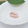 Pendientes de gancho para la oreja, chapados en cobre y oro auténtico con microincrustaciones de perla, estilo moderno, HW03, 2020