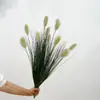 Vento Yang estilo ins simulação planta verde cinco cabeças puxando frutas feixe de junco planta de paisagismo de shopping decoração de paisagem vegetal