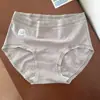 Muy Recomendado 6166 Grado de Enfermería Probiótico Algodón Puro 50 Piezas Algodón Jacquard Moño Calzones para Mujer, Absorbe la Humedad, Transpirables, con Refuerzo Extendido