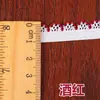 Al por mayor coloridos en stock 1.2cm concha encaje gomas para el pelo lencería hecho a mano ropa de muñeca dobladillo borde de capullo hueco banda elástica