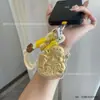 Chaveiro Banho de Ouro Deus da Riqueza, Pingente de Celular, Ornamento de Corda Trançada Gato da Sorte, Presente Criativo, Artesanato com Folha de Ouro