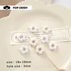DIY Contas Florzinhas Acrílicas Coloridas Contas Soltas Flor de Cinco Pétalas DIY Acessórios para Joias com Contas Material Multicor Fofo