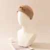 Boina Elegante de Lana Estilo Francés para Mujer Otoño e Invierno, Boina Retro Británica de Pintor, Estilo Socialité, Sombrero Pequeño a la Moda