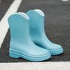 [Geração] Botas de chuva francesas de alta qualidade transfronteiriças Botas de chuva impermeáveis da moda para mulheres para atividades ao ar livre Botas de água de cano médio Botas de montaria antiderrapantes