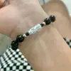 Pulsera de obsidiana para mujer 2024 nueva, nicho de pareja, alto sentido, con cuentas para hombre, regalo de cumpleaños para novia