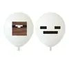 Decoración de Cumpleaños Pixelada de Minecraft Transfronteriza Set de Globos de Látex Arreglo de Fiesta Infantil de Dibujos Animados Suministros para Fiesta