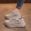 Novedad verano 2024, zapatos casuales de malla transparente KPU, zapatos de papá de suela gruesa, zapatos casuales blancos, zapatos de mujer, zapatillas deportivas