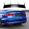 Adequado para Audi S3 8V Sedan estágio inicial 2013-2015 lábio traseiro spoiler traseiro lâmina traseira modificação da faca de vento