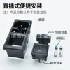 Enchufe de alimentación de tres en uno con doble fusible interruptor de cinta de fusible doble AC-01A orificio para tornillo enchufe de palabra de tres núcleos