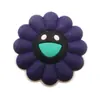 Cara sonriente flor caricatura zapatos de agujero hebilla decorativa flor de zapato hebilla de zapato lindo accesorios para bolsa de agujeros punto transfronterizo