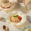 Vajilla de cerámica con salpicaduras estilo Ins, vajilla para el hogar, cuencos de arroz de alto valor, cuencos para fideos, cuencos para el desayuno, cuencos para ensaladas, platos y vajilla