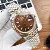 Relógio Laojia Datejust Calendário Automático Completo Mecânico À Prova d'Água Luminoso Relógio Masculino Aço Inoxidável 904L Pulseira de Aço Relógio Masculino