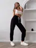 Pantalones de Chándal Deportivos Casuales de Cintura Alta Sueltos de Moda para Correr, Primavera 2025, Europeos y Americanos, Amazon