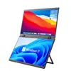 Monitor Portátil de 15.6 pulgadas Ultradelgado Plegable Pantalla Dual Grande Expansión Externa para Laptop Pantalla Portátil