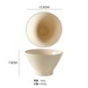 [Personalizado] Juego de Vajilla Color Crema para Uso Doméstico, Vajilla Atmosférica, Tazones de Arroz y Sopa Cerámicos Modernos Estilo Coreano