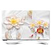 Funda de tela para TV estilo chino, para colgar en la pared, de 42, 55, 58 y 65 pulgadas.