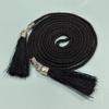Cinturón de cuerda de cintura con borlas tejidas para mujer, versátil, sencillo japonés, decoración de cuerda delgada para vestido, joyería de ropa nueva