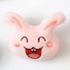 Primavera y verano nuevo broche de conejo felpa lindo animal pequeño caricatura japonés ropa de niñas zapatos colgante de bolso pequeño regalo