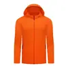 Jaqueta atlética masculina, moletom com capuz, camiseta de secagem rápida com elasticidade em quatro direções para primavera/verão para corrida, fitness e ciclismo, jaqueta corta-vento feminina, conjunto de treino