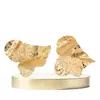 Pendientes Metálicos de Venta Caliente Transfronteriza, Pendientes Geométricos de Estilo Moderno y Fresco, Pendientes de Diseño de Moda con Superficies Cóncavas y Convexas Brillantes Lote