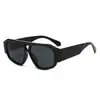 Gafas de sol sencillas, elegantes y únicas, estilo aviador europeo y americano, versátiles, sofisticadas, modernas, gafas con protección UV para hombre