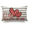 Fundas de Almohada Personalizadas para el Día de San Valentín Transfronterizas, Decoración de Atmósfera Festiva, Fundas de Cojín para Sofá del Hogar, Fundas de Cojín en Forma de Corazón para Dormitorio