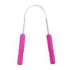 Especial transfronterizo para nuevo raspador de lengua de acero inoxidable con mango ABS raspador de lengua desodorante para adultos cepillo de lengua en forma de U