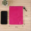 Bolsa de nylon com cordão para acabamento de roupas, bolsa de armazenamento, cordão de poliéster, atacado de fábrica
