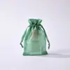 Novas Sacolas de Malha Brilhantes para Água Transfronteiriças, Sacolas de Organza de Alta Densidade, Sacolas de Embalagem de Presente e Joias de Cor Sólida com Logotipo Personalizado