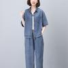 [Buke] 24 outono hangzhou italiano lazer terno denim