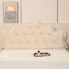 Travesseiro de Cabeceira de Cama de Luxo, Encosto Grande, Almofada Grande Macia Estilo Europeu, Travesseiro de Apoio para Pescoço e Cintura de Cama de Casal, Almofada de Encosto para Sofá