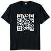 Camiseta Engraçada F You Código QR Piada Humor Adulto Engraçado Estranho Gif