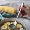 Acero Inoxidable 304 Montado en Pared Cuchara Multiusos Cuchara para Sopa Cuchara para Salsa Cuchara Creativa para Sopa Cuchara para Sopa de Fondo Profundo Olla Caliente Cáscara de Sopa Fuga