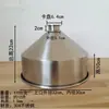 Funil de Aço Inoxidável 304 Extra Espesso Máquina de Enchimento de Cilindro para Líquidos e Massas Alimentícias