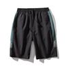 Pantalones cortos japoneses de verano para hombre, finos, modernos, holgados, rectos, deportivos e informales.