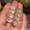 Natural Branco Cristal de volta Nuvem transparente escultura do corpo DIY acessórios deslizantes pulseira contas artesanal corda trançada